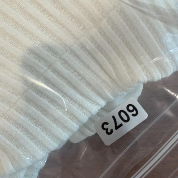 Talbots Petites Sweater Women Large Petite Cream Ecru Open Front Ribbed Cardigan - Picture 9 of 9